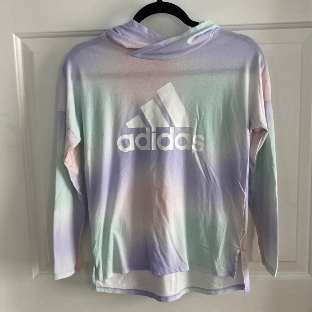 Adidas long sleeve hooded shirt